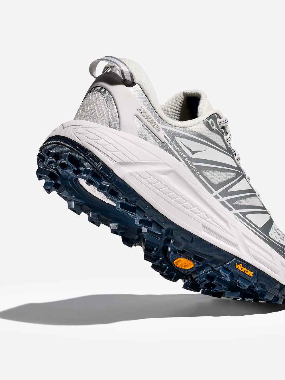 HOKA Mafate Speed 2 bianche e argento Bianca argento Urbanstaroma