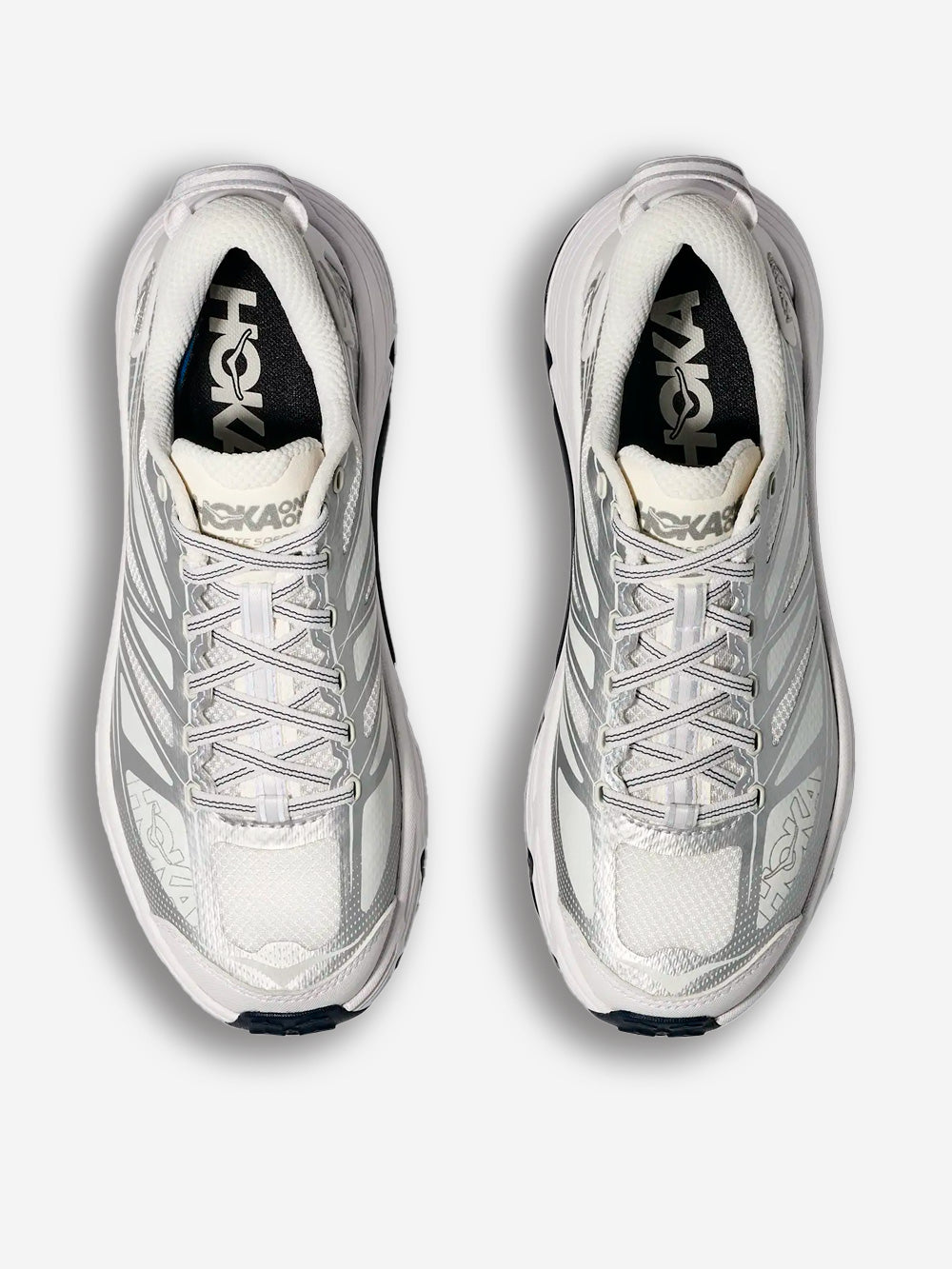 HOKA Mafate Speed 2 bianche e argento Bianca argento Urbanstaroma