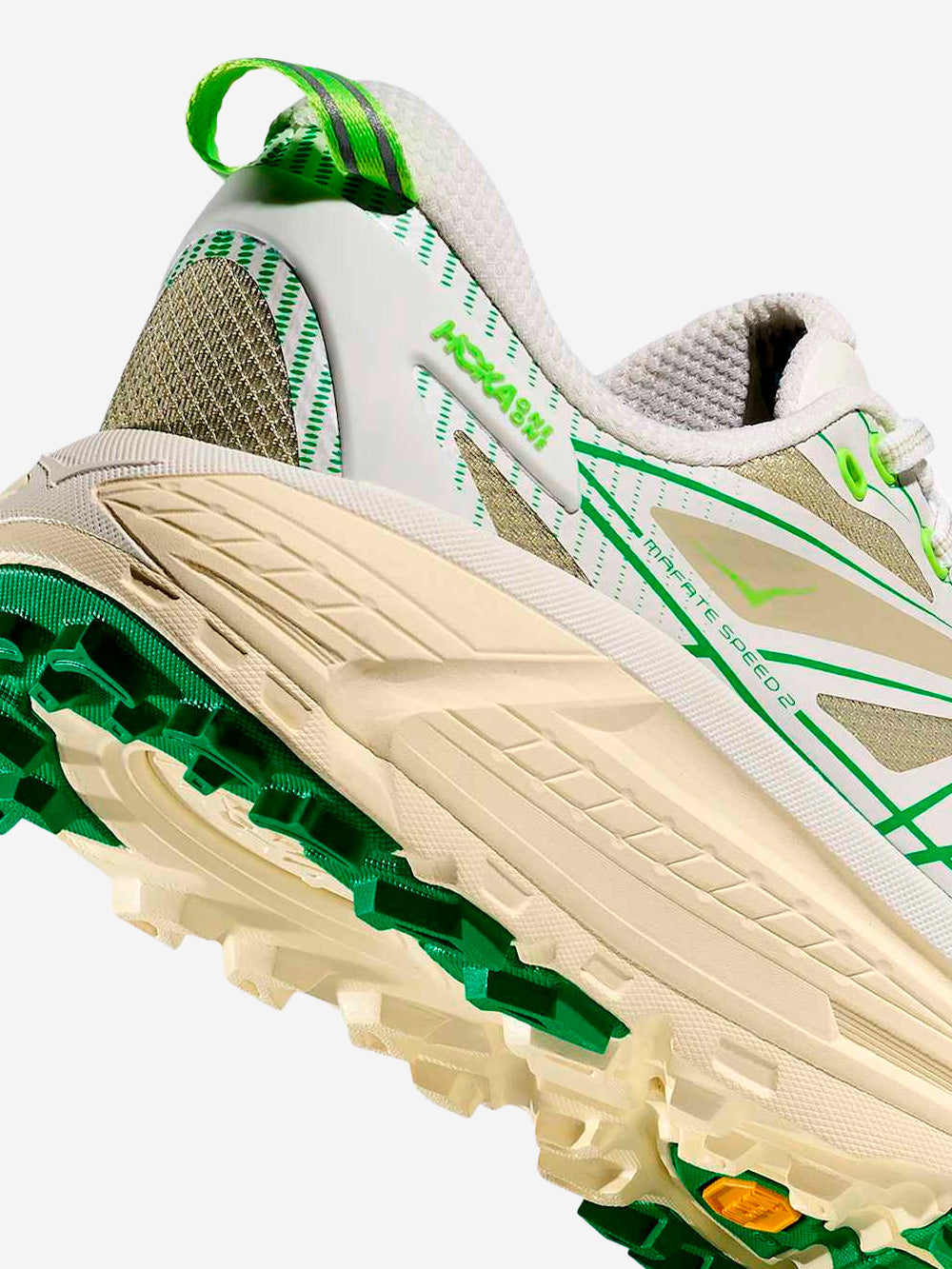HOKA Mafate Speed 2 bianche e verdi Bianco verde Urbanstaroma