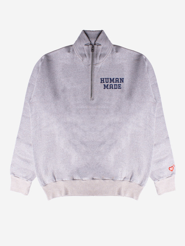 HUMAN MADE Half-zip sweatshirt with graphics HM30CS010 | Urbanstaroma