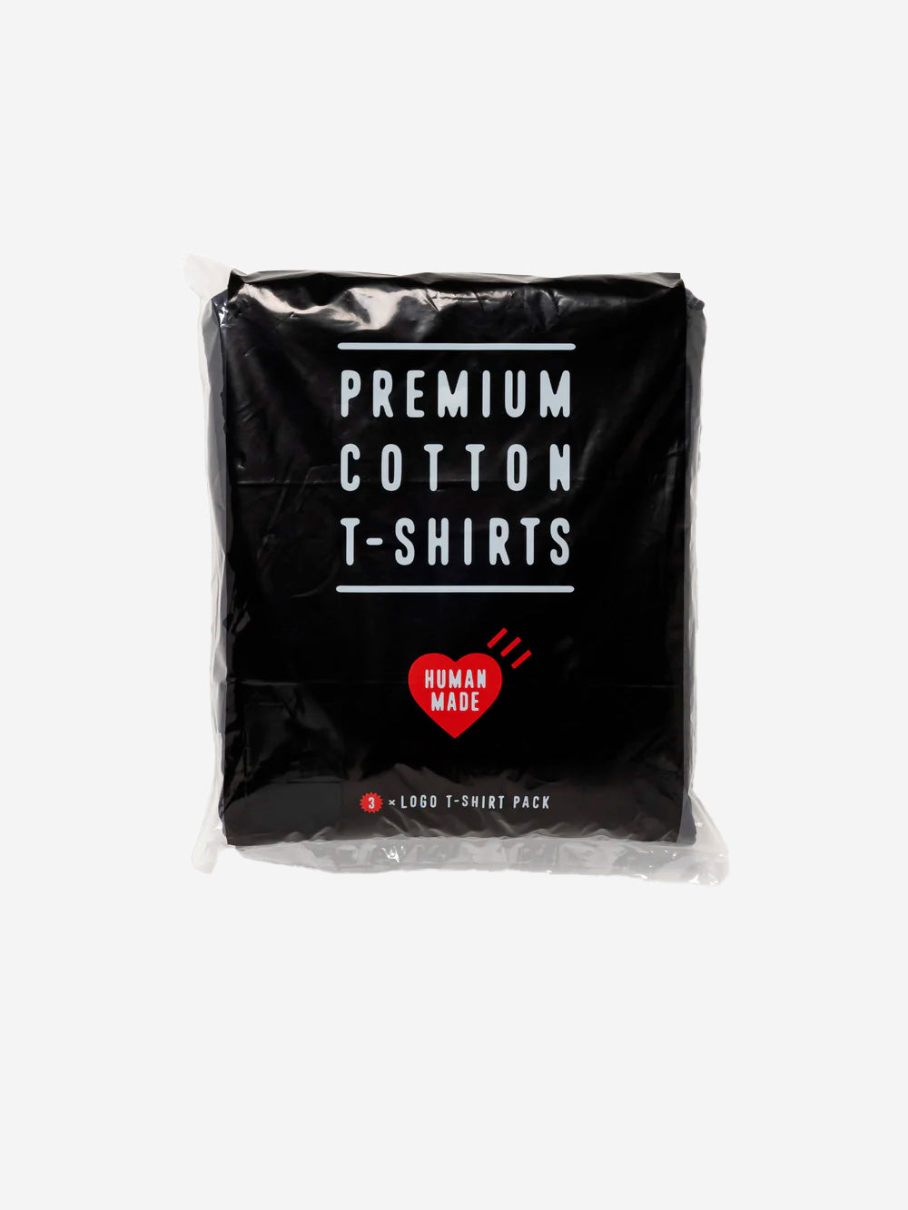 HUMAN MADE T-shirt pack nero (x3) Nero Urbanstaroma