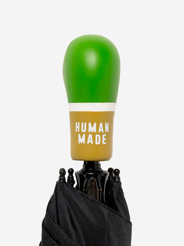 HUMAN MADE Ombrello pieghevole con manico a forma di anatra Nero