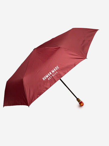 HUMAN MADE Ombrello burgundy pieghevole con manico a forma di anatra Burgundy