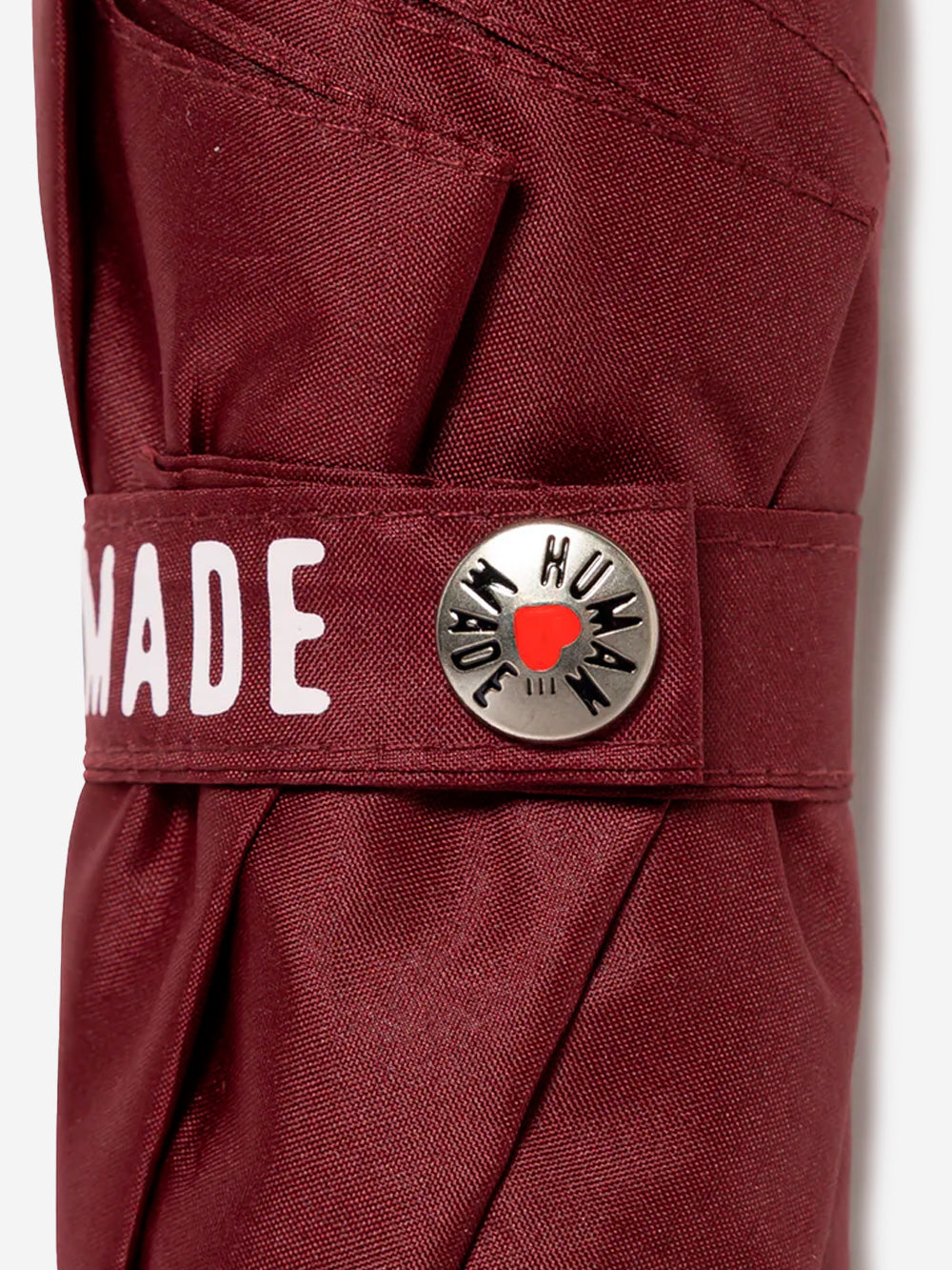 HUMAN MADE Ombrello burgundy pieghevole con manico a forma di anatra Burgundy Urbanstaroma