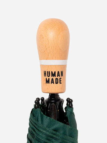 HUMAN MADE Ombrello verde pieghevole con manico a forma di anatra Verde