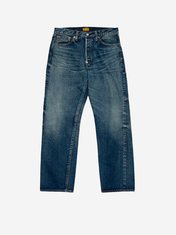 HUMAN MADE Jeans a gamba dritta 'Future' con cuore Indigo