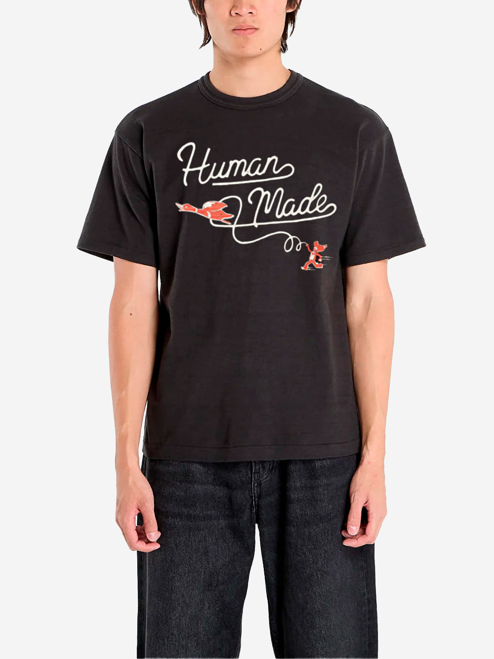 HUMAN MADE T-shirt nera con grafica Western Nero Urbanstaroma