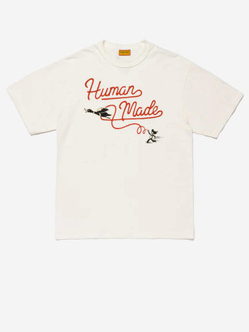HUMAN MADE T-shirt bianca con grafica Western Bianco