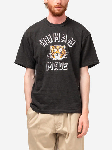 HUMAN MADE T-shirt nera con grafica Drawn Tiger Nero