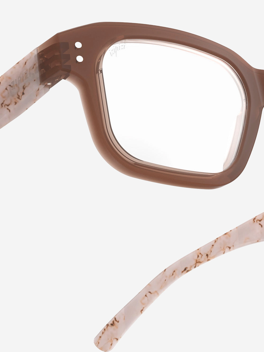 IZIPIZI Occhiali da lettura rettangolari marroni Marrone chiaro Urbanstaroma