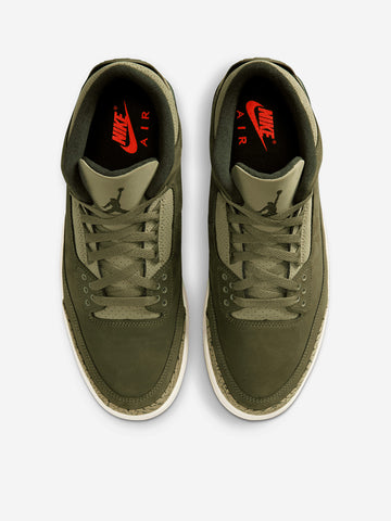 JORDAN Jordan 3 Retro 'Family Affair' Medium Olive Verde