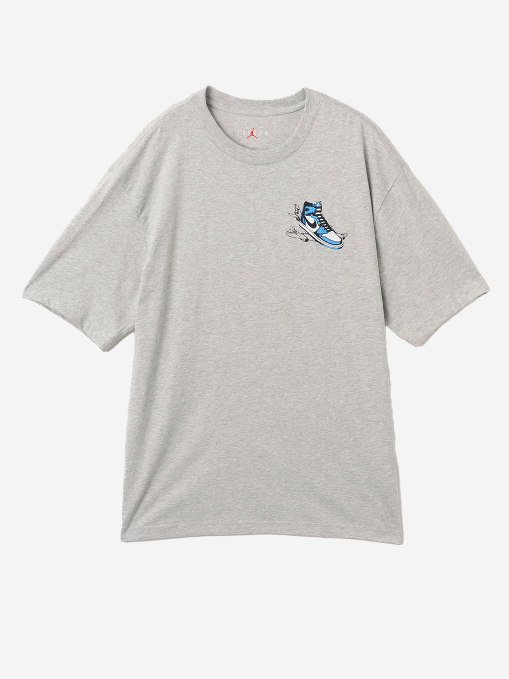 JORDAN T-shirt grigia AJ1 con grafica Grigio Urbanstaroma