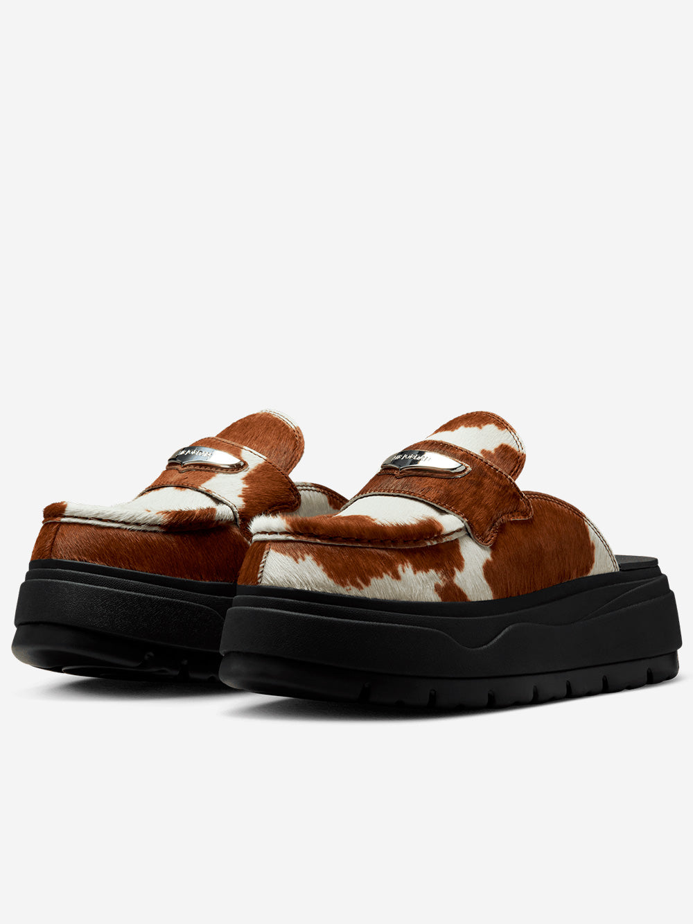 JORDAN W Air Jordan Mule 'Cow Print' Marrone bianca Urbanstaroma