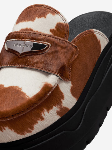 JORDAN W Air Jordan Mule 'Cow Print' Marrone bianca