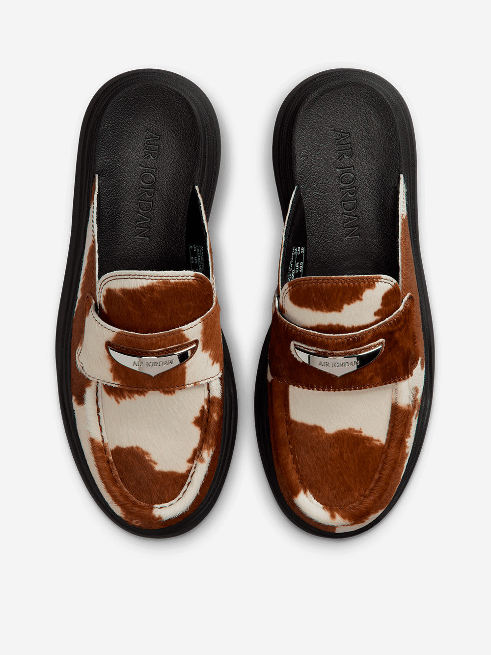 JORDAN W Air Jordan Mule 'Cow Print' Marrone bianca Urbanstaroma