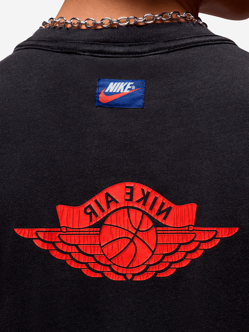 JORDAN T-shirt nera 'Rare' effetto delavé Nero Urbanstaroma