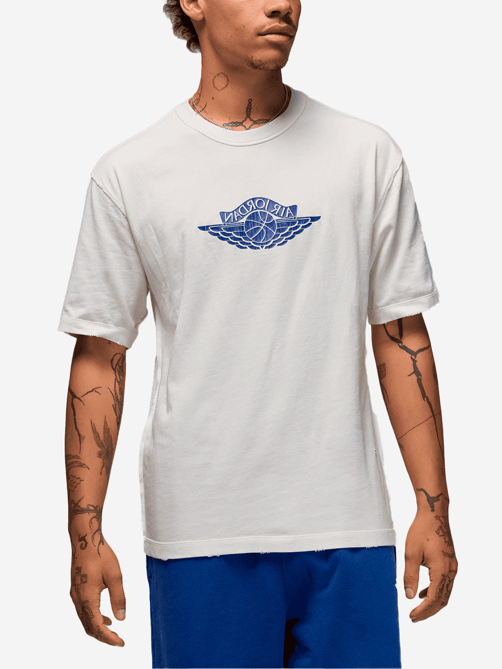 JORDAN T-shirt bianca 'Rare' effetto delavé Bianco Urbanstaroma