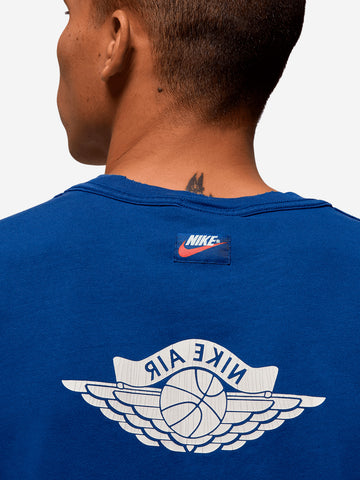 JORDAN T-shirt blu 'Rare' effetto delavé blu