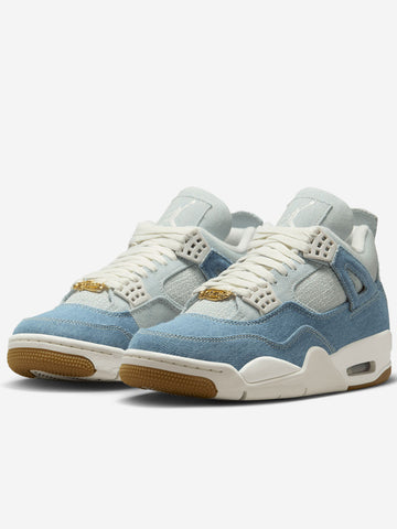 JORDAN W Air Jordan 4 Retro Tex 'Denim Worn Blue' Denim