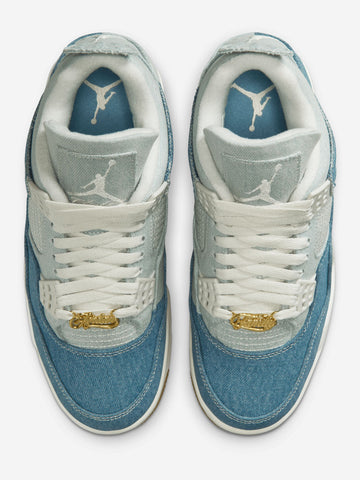JORDAN W Air Jordan 4 Retro Tex 'Denim Worn Blue' Denim