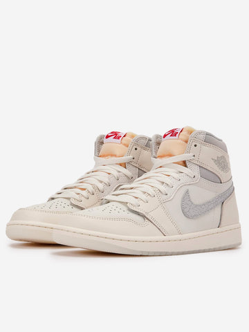 JORDAN Air Jordan 1 Retro High OG 'Sail University Red' Beige grigio