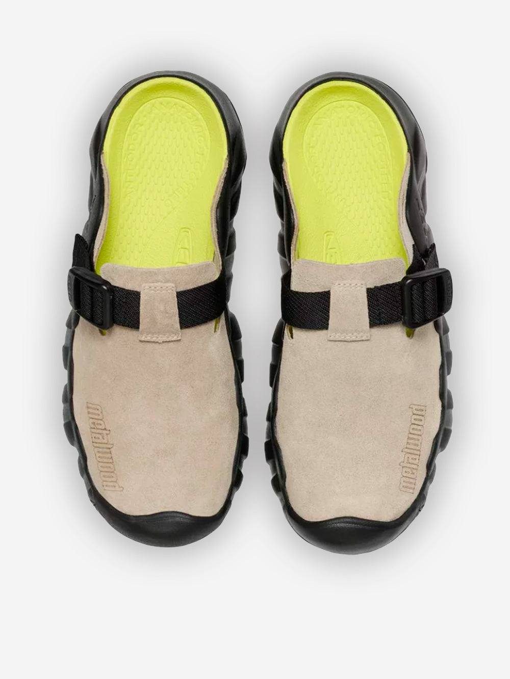 KEEN Clog Hyperport Metalwood Plaza beige Beige nero Urbanstaroma