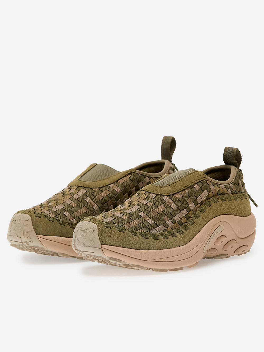 MERRELL Slip on Jungle Moc Evo Woven Drab Verde Urbanstaroma