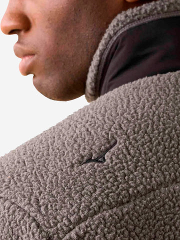 MIZUNO Giacca utility in pile Grigio