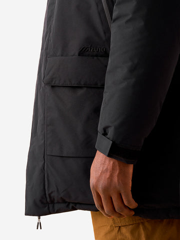 MIZUNO Giacca imbottita in piuma Gore Windstopper Nero