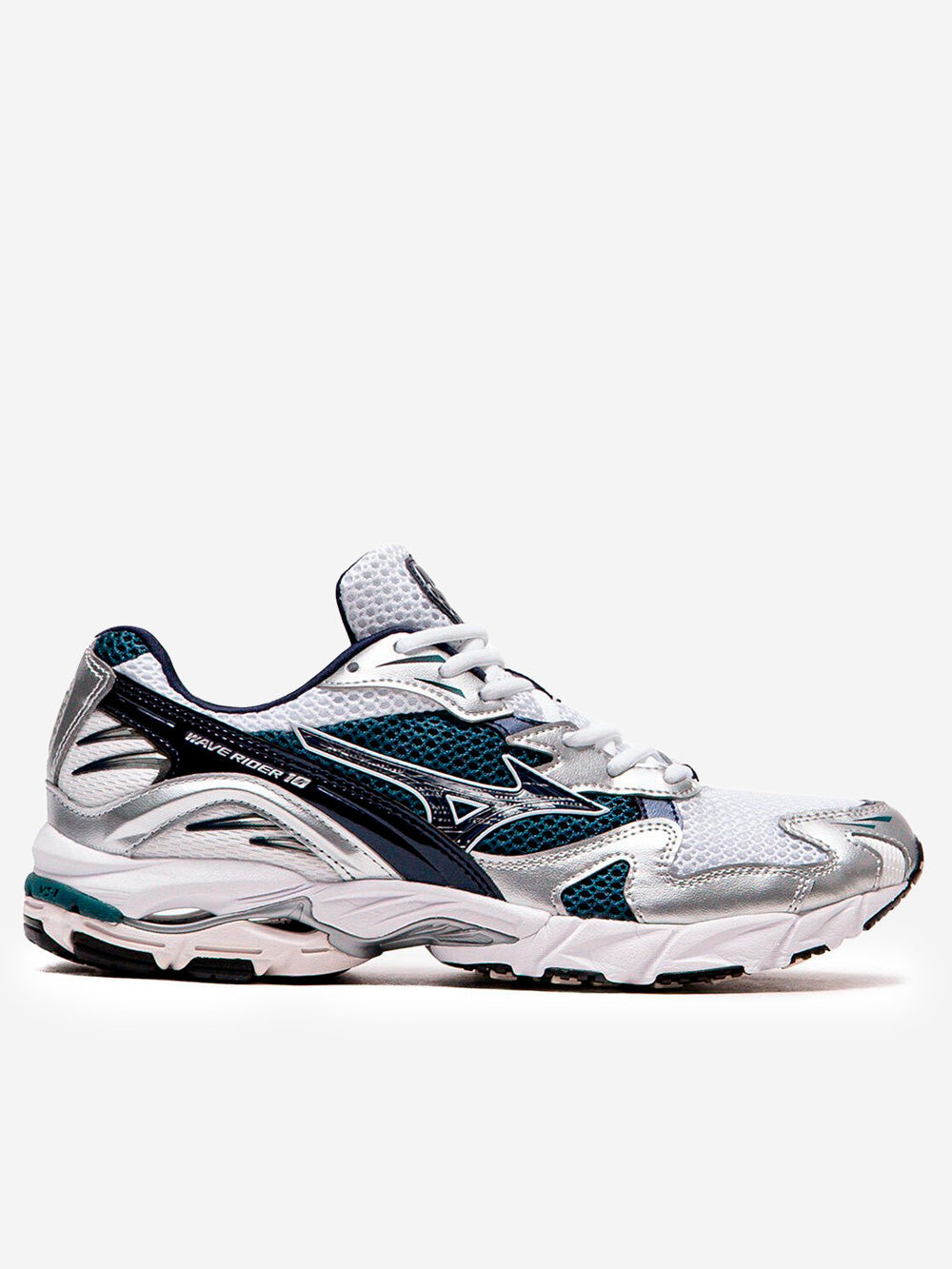 MIZUNO Wave Rider 10 bianche e blu Bianco blu Urbanstaroma