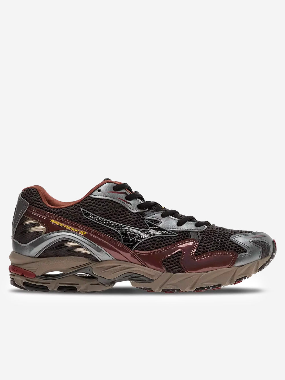 MIZUNO Wave Rider 10 nere e caffè Nera marrone Urbanstaroma