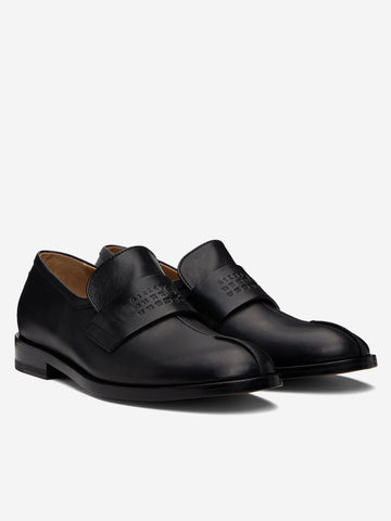 MM6 MAISON MARGIELA Mocassini New Classic Stitch in pelle nera Nero