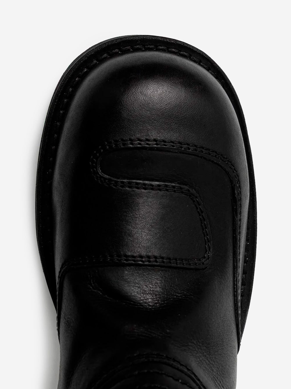 MM6 MAISON MARGIELA Stivali alti neri in pelle con fibbia Nero Urbanstaroma