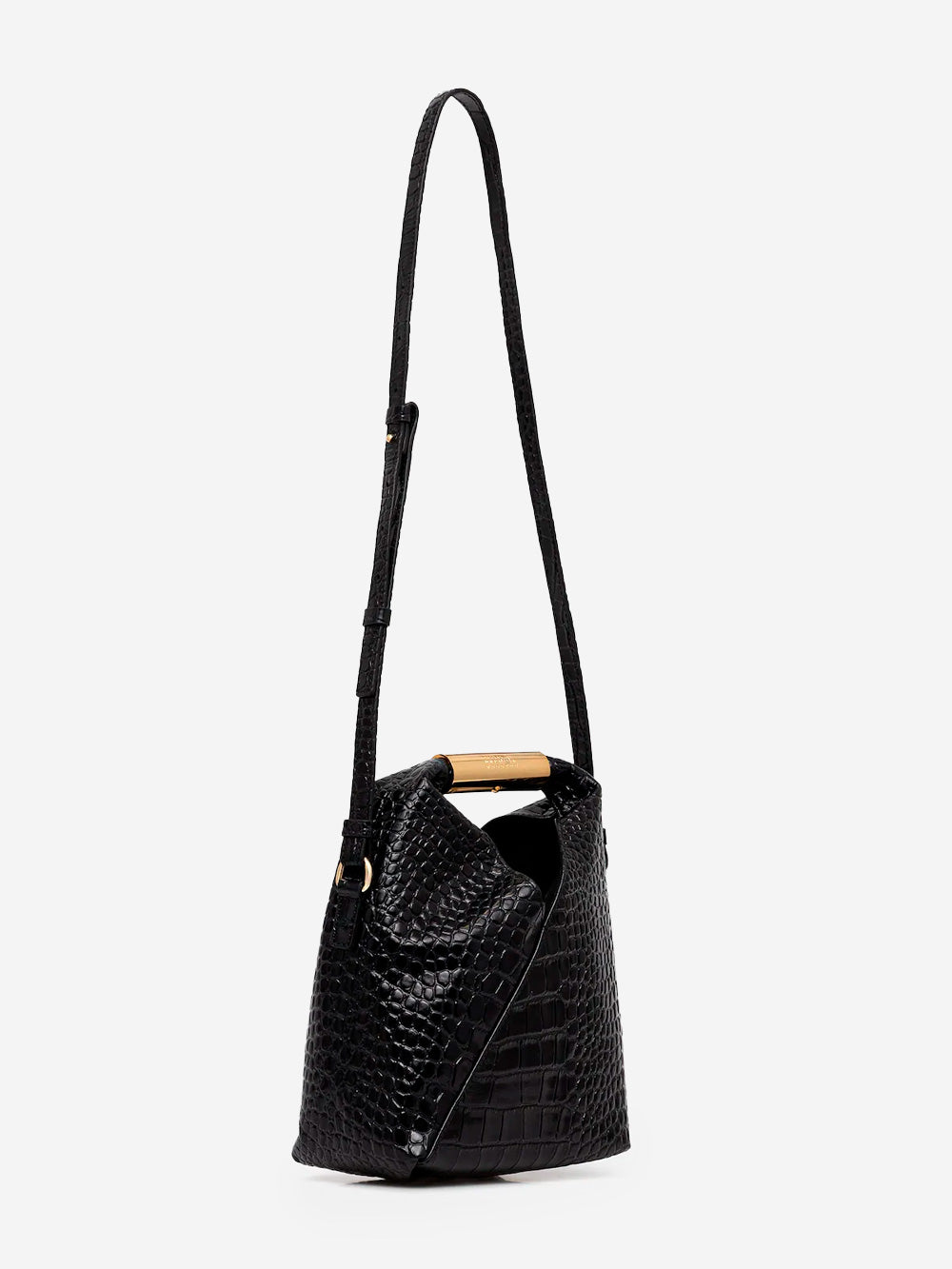 MM6 MAISON MARGIELA Borsa Japanese Crossbody piccola in pelle e logo Numeric Nero Urbanstaroma