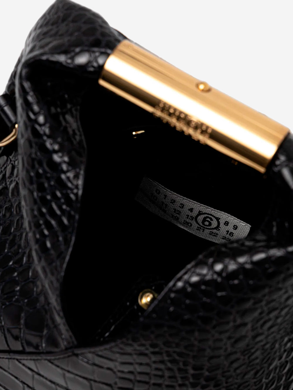 MM6 MAISON MARGIELA Borsa Japanese Crossbody piccola in pelle e logo Numeric Nero Urbanstaroma