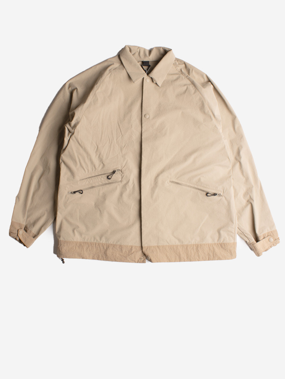 MURASPO Giacca Coach outdoor in nylon Beige Urbanstaroma