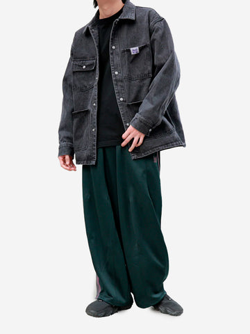 Giacca camicia in twill di cotone