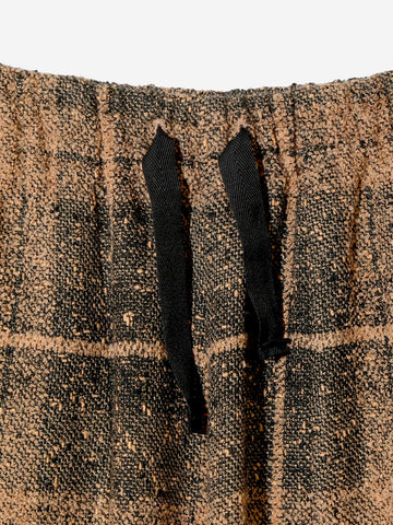 HD-Hose aus kariertem Woll-Tweed