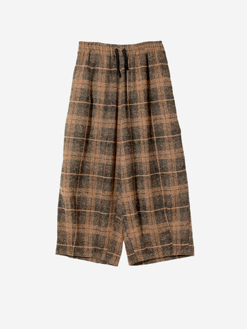 HD-Hose aus kariertem Woll-Tweed