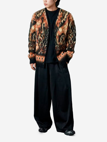 NEEDLES Cardigan Paisley in mohair Nero