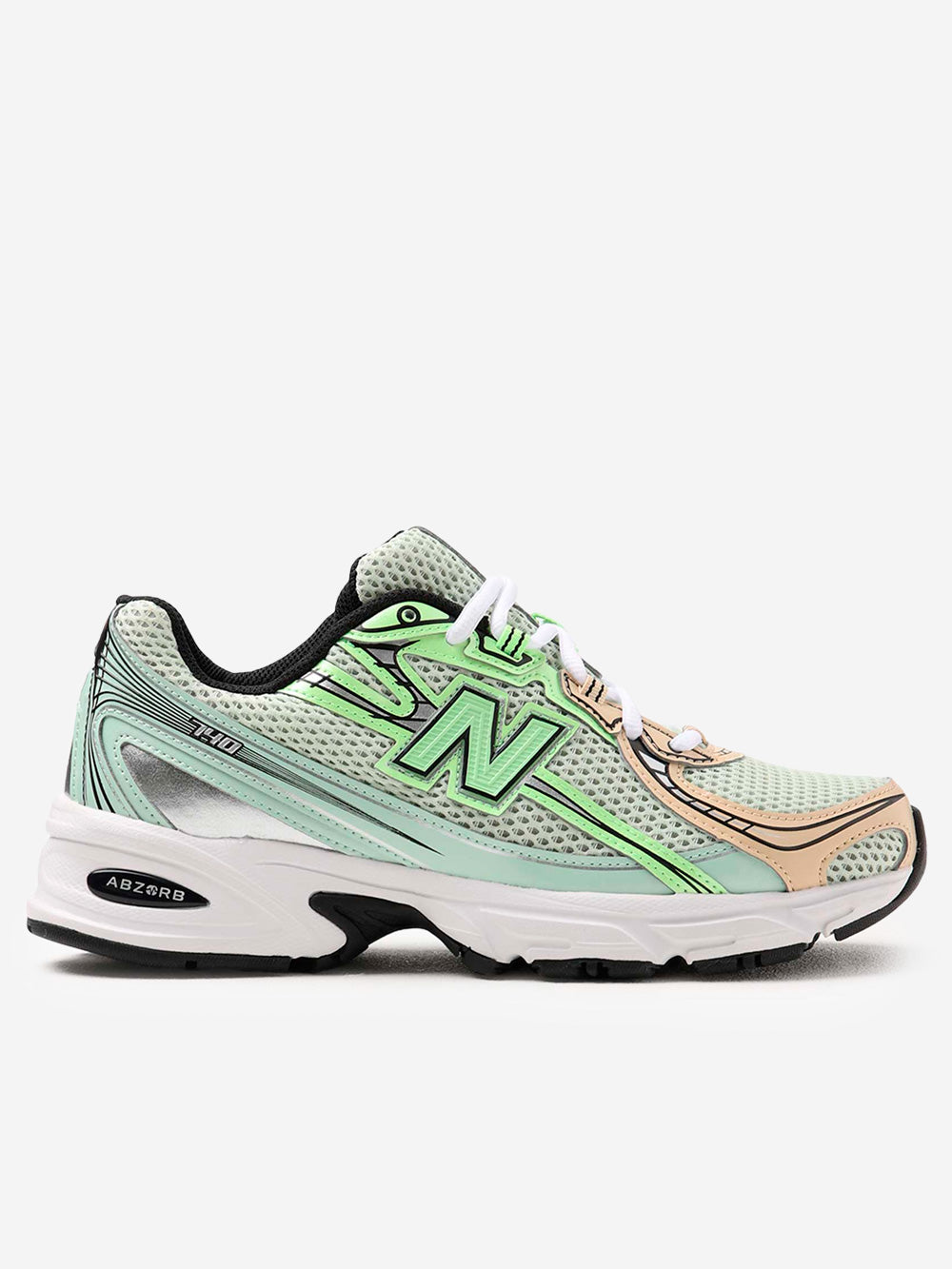 NEW BALANCE 740 marroni verdi e multicolor Verde Urbanstaroma