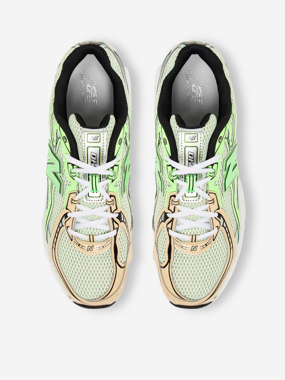 NEW BALANCE 740 marroni verdi e multicolor Verde Urbanstaroma