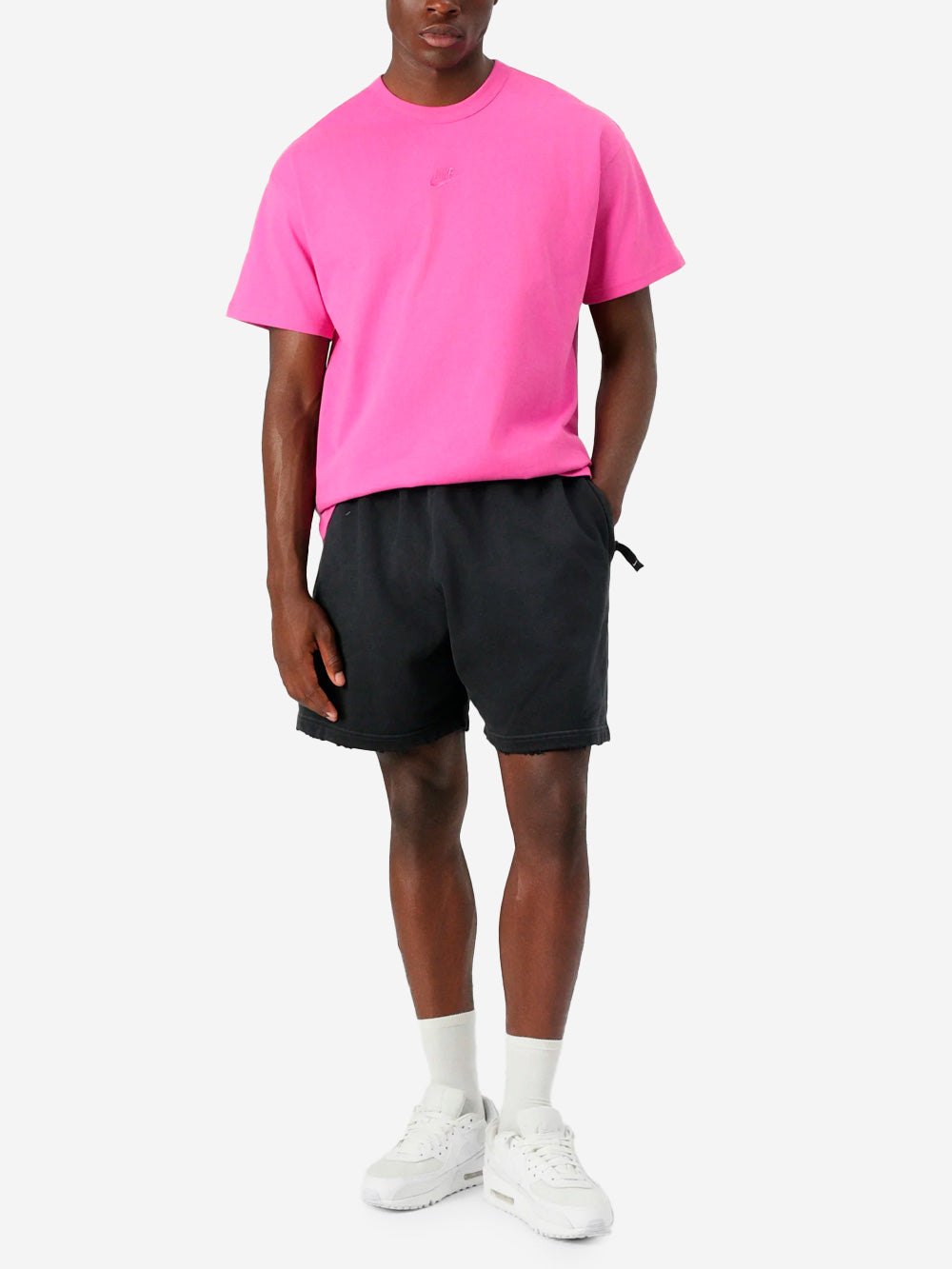 NIKE T-shirt fucsia Premium Essentials Rosa Urbanstaroma