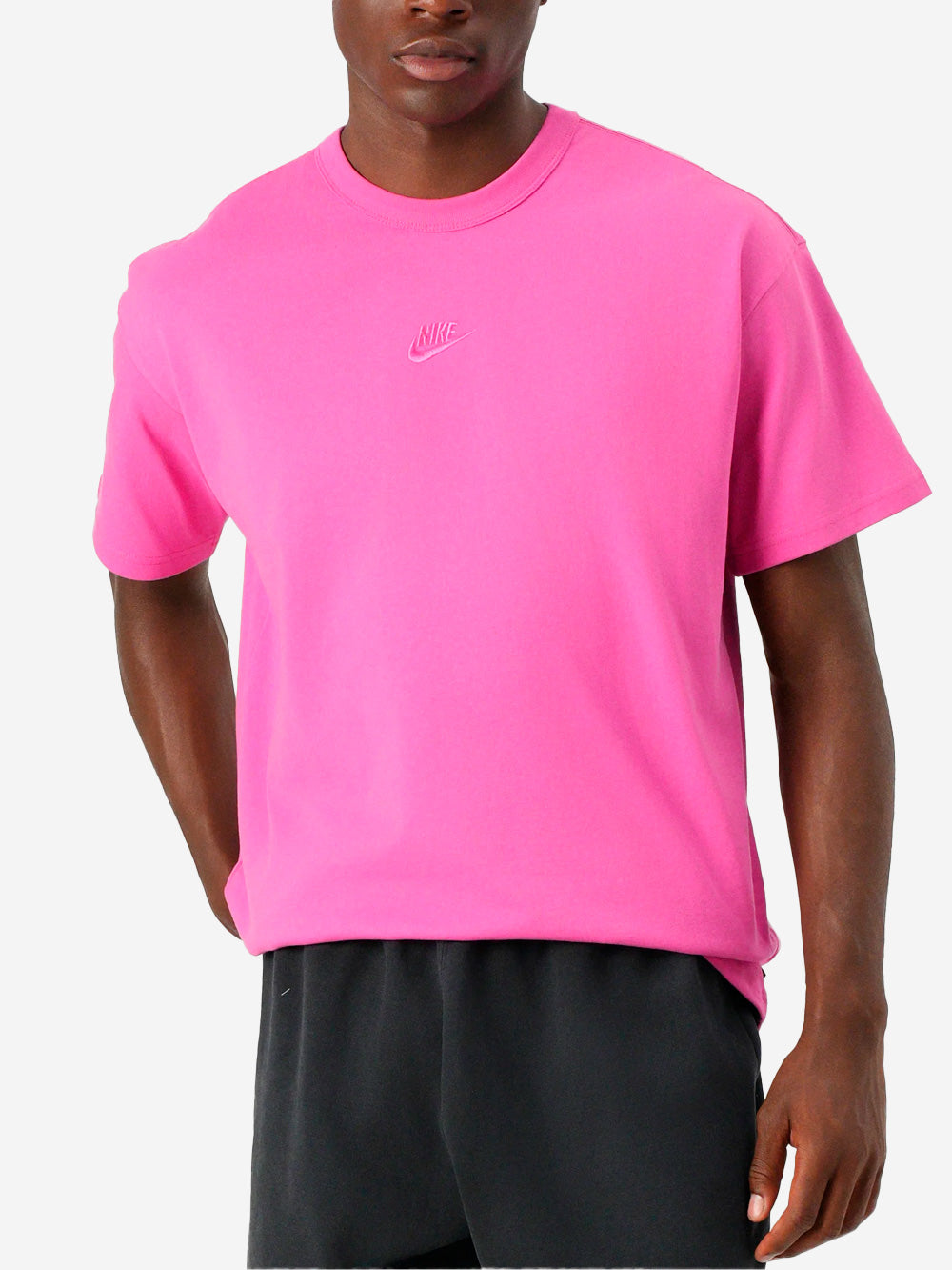 NIKE T-shirt fucsia Premium Essentials Rosa Urbanstaroma