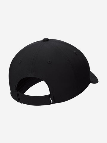 NIKE Cappello strutturato Dri-Fit con Swoosh Nero