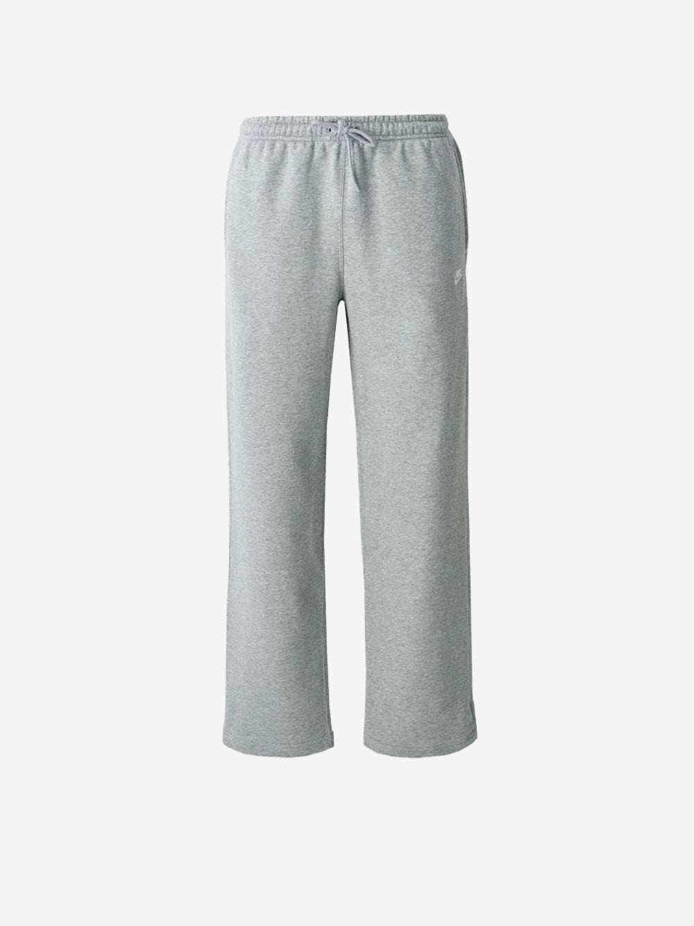 NIKE Pantaloni grigi in fleece con orlo aperto Grigio Urbanstaroma