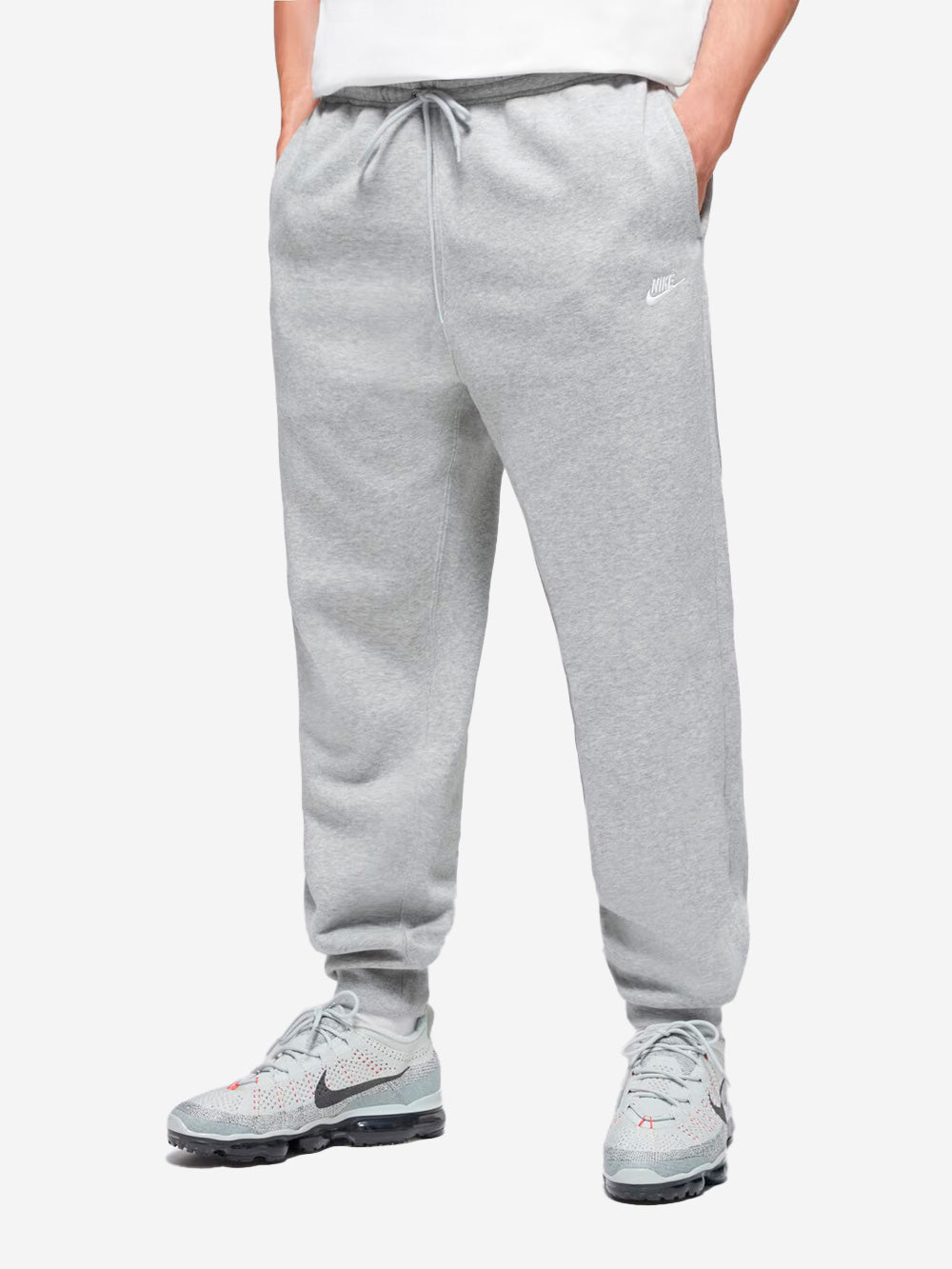 NIKE Pantaloni jogger grigi con Swoosh Grigio Urbanstaroma