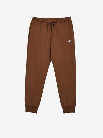 NIKE Pantaloni jogger marroni con Swoosh Marrone