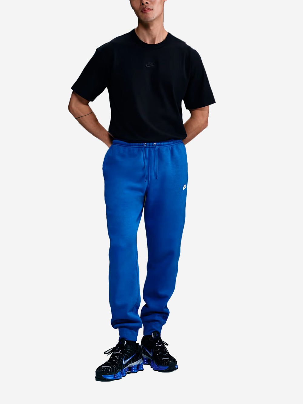 NIKE Pantaloni blu jogger con Swoosh blu Urbanstaroma