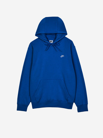 NIKE Felpa pullover blu con cappuccio e swoosh Blu